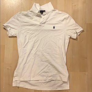 White polo stretch mesh